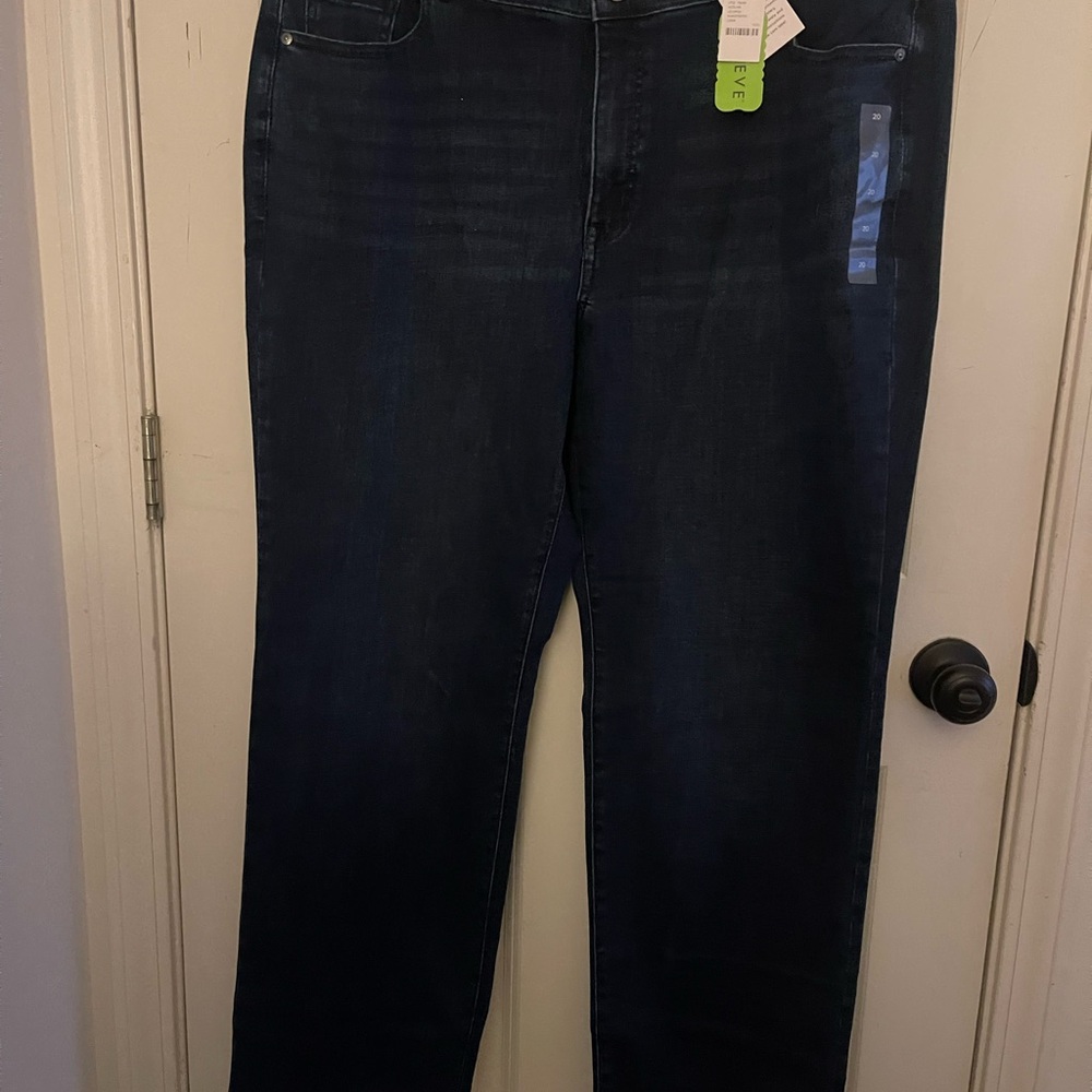 Straight leg jeans